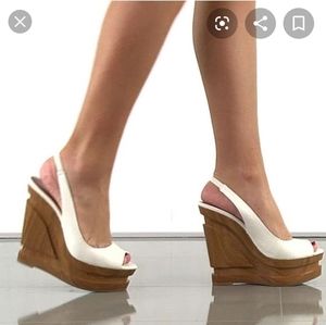 Jessica Simpson | Ivory Slingback Wedge